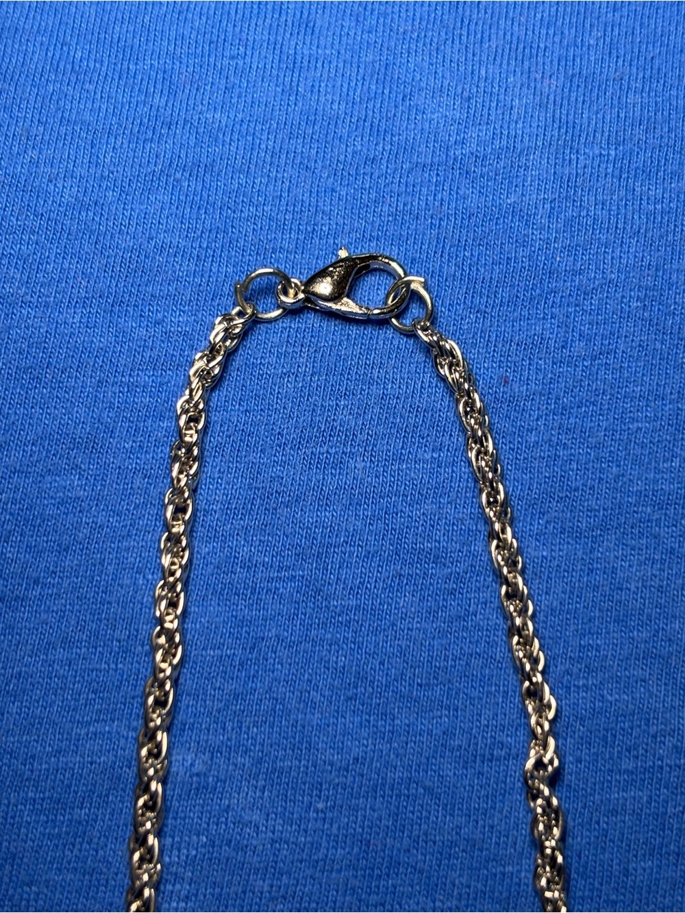 Silver Rope Chain Necklace - Picture 5 of 9